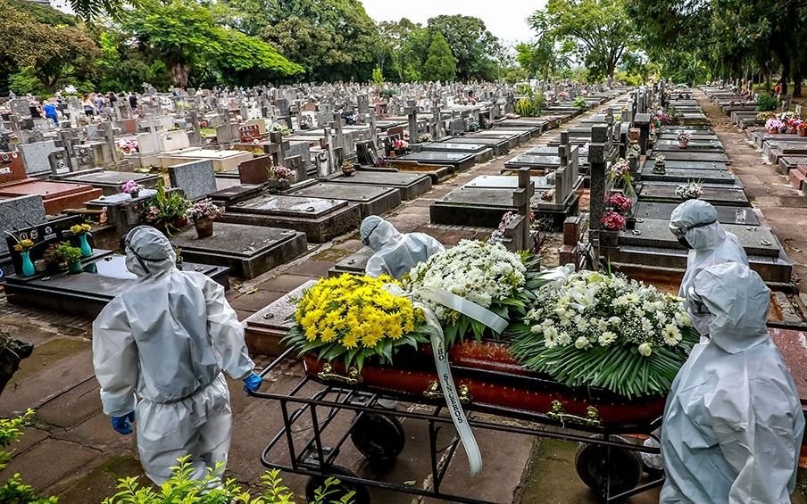 Brasil reporta 91.097 nuevos casos de coronavirus y 3.769 muertes en 24 horas