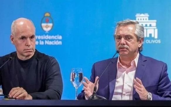 Sin Kicillof, Alberto F. y Larreta se reúnen en Olivos: clases, horarios y economía, en agenda
