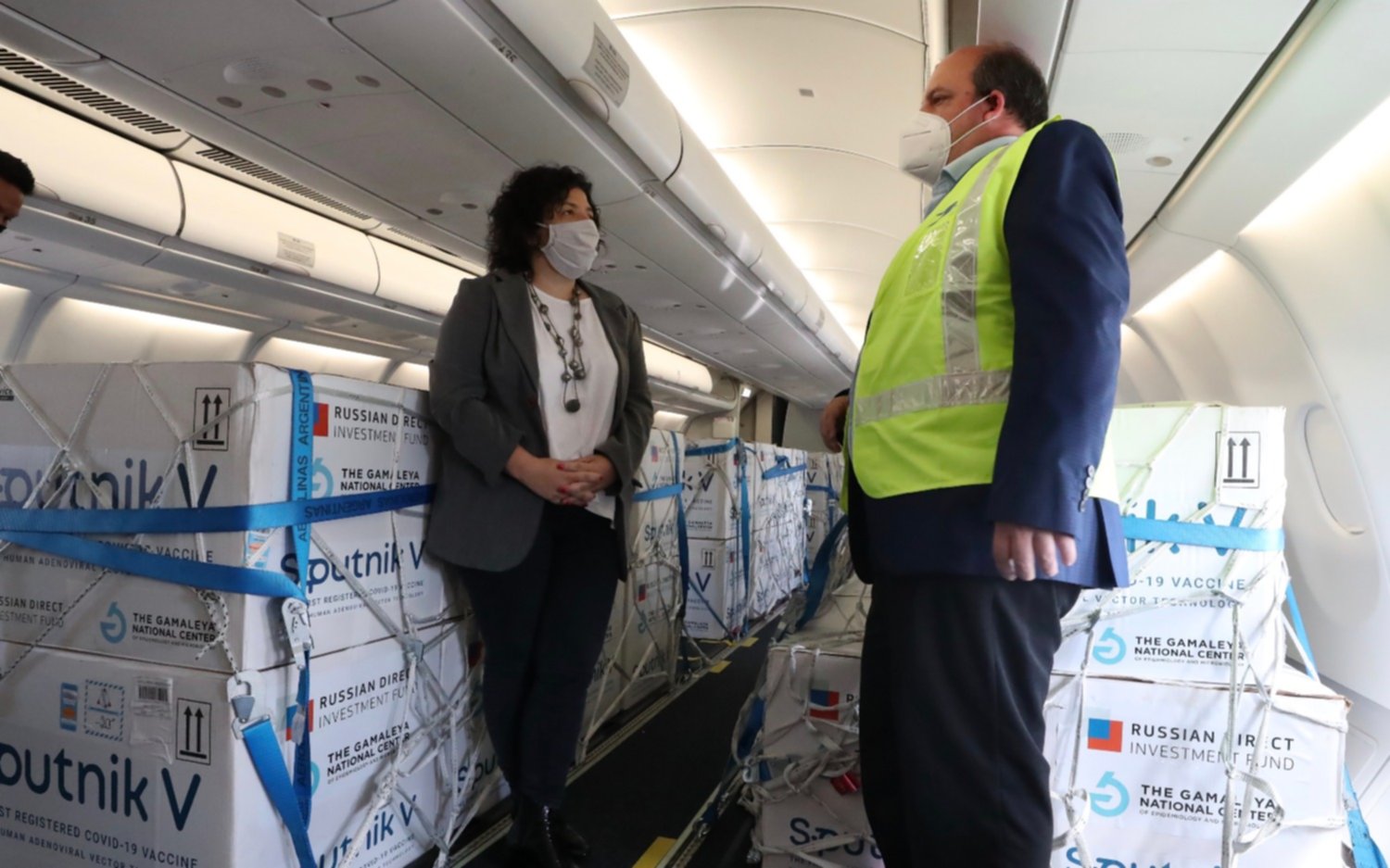 Arribó otro vuelo con 500 mil vacunas: el país ya llegaron más de 7 millones de dosis