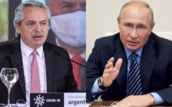 Putin llamó a Alberto Fernández y le garantizó el suministro de vacunas