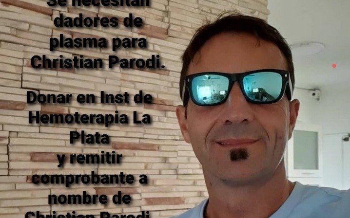Solicitan dadores de plasma para un reconocido abogado platense