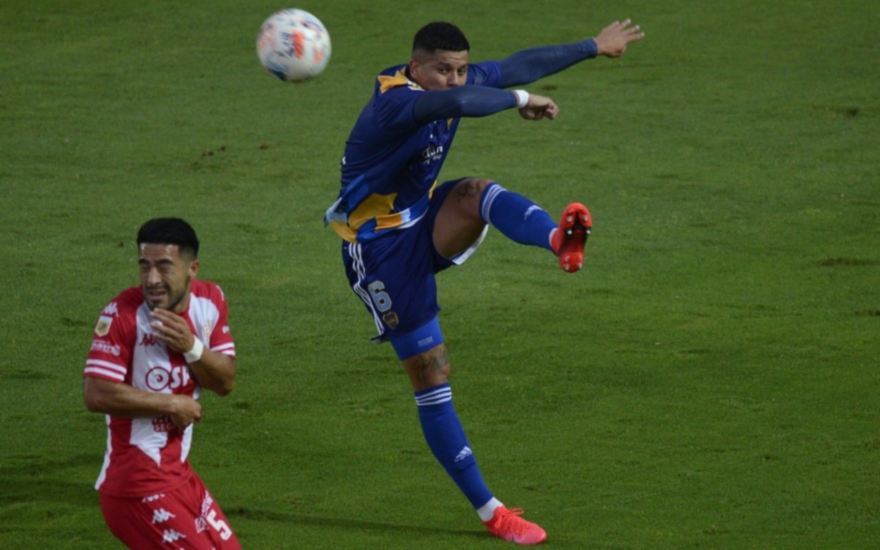 Todo mal para Boca: perdió 1-0 ante Unión y se volvió a lesionar Marcos Rojo