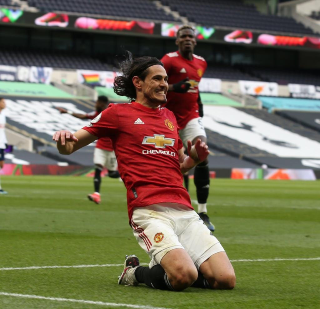 Un gol de Cavani en el triunfo del United