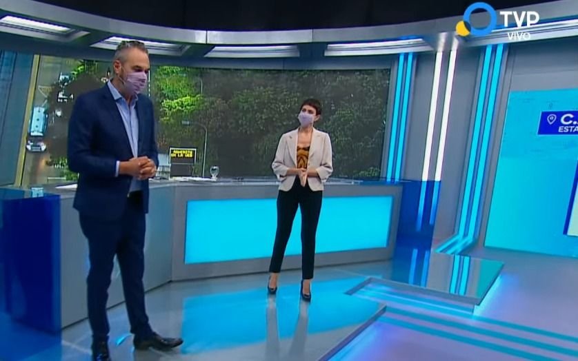 Piden que se utilice tapabocas frente a cámara en los estudios de televisión argentinos