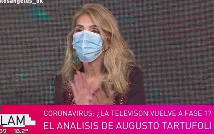 La grieta por los barbijos: el uso de tapabocas genera polémica en la tevé