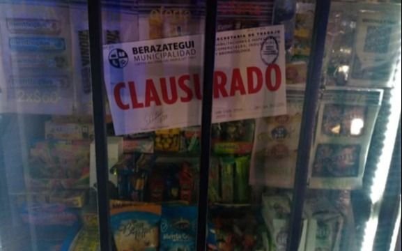 Clausuraron 7 comercios en Berazategui el fin de semana