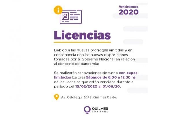 Sigue la prórroga para licencias de conducir