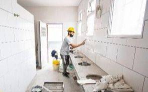 Obras de refacción en escuelas