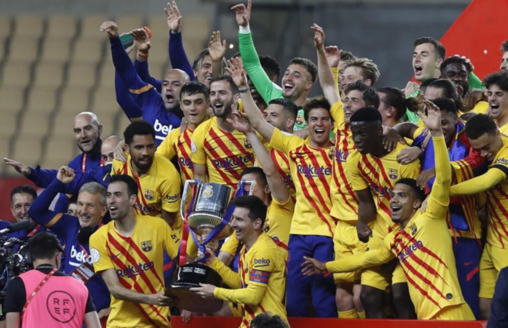 Messi volvió a ser el Rey de España tras la goleada del Barcelona al Bilbao