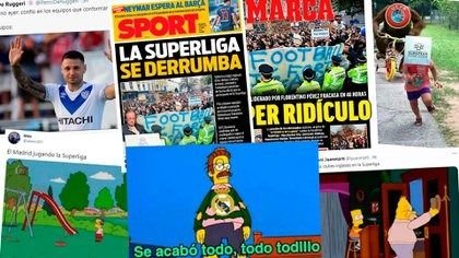 Burlas, duras críticas y gran revuelo tras el naufragio de la Superliga