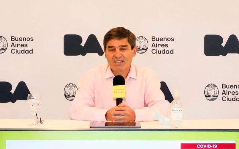Quiroz anunció que en CABA dejó de crecer la cantidad de casos, aunque advirtió que la cifra sigue siendo alta