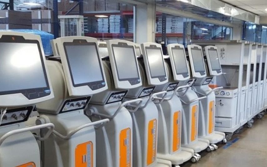Fábrica de respiradores del país tiene todo vendido por los próximos tres meses