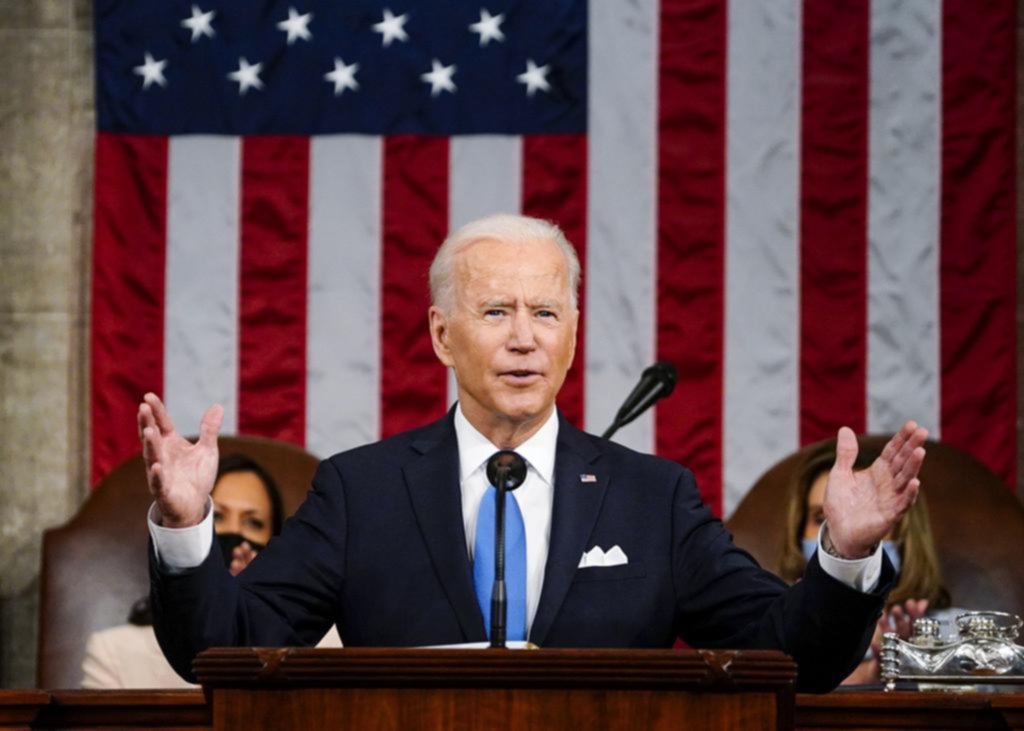 Biden buscó inyectar optimismo de cara a la lucha contra el Covid