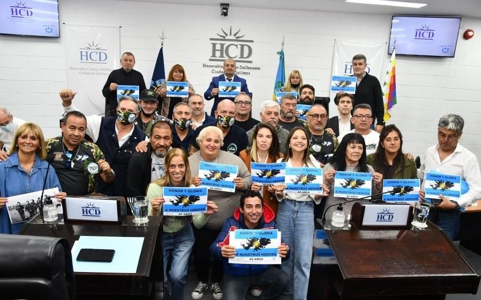 HCD homenajeó a los Héroes de Malvinas