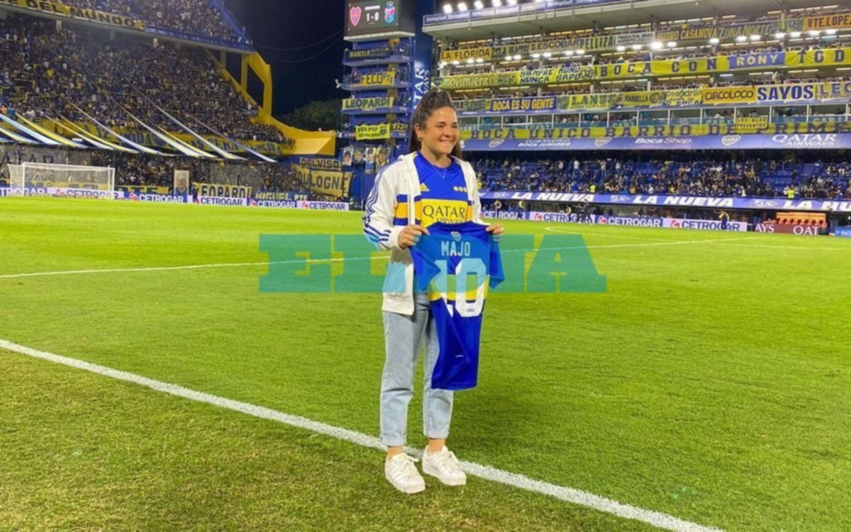 La platense Majo Granatto, homenajeada en La Bombonera