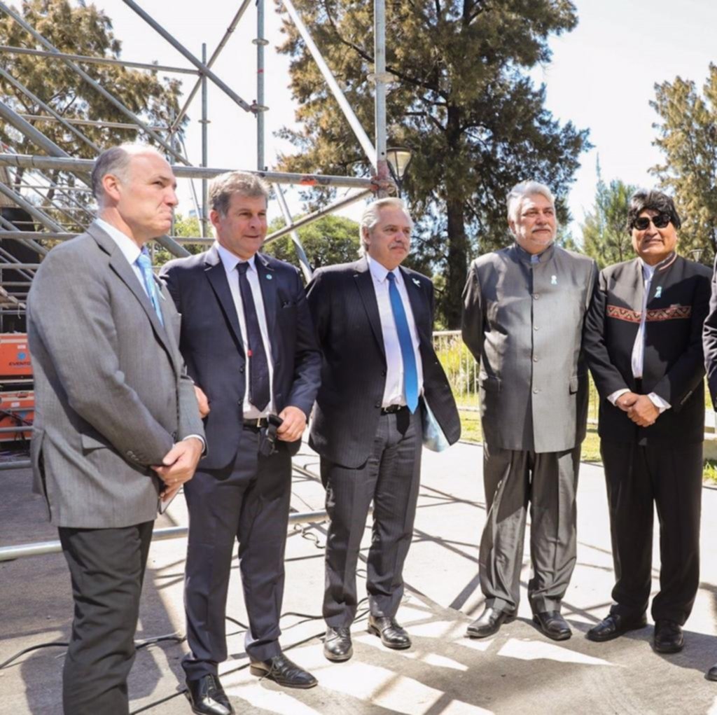 Alberto F. habló de una “desmedida presencia militar” del Reino Unido