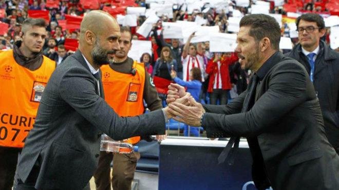 La Champions pone a Simeone mano a mano con Guardiola