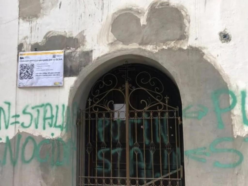 Vandalizan en Argentina la iglesia ortodoxa rusa