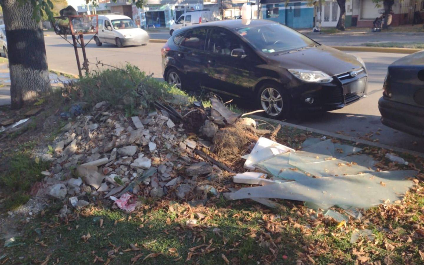 Denuncian abandono municipal y luminarias rotas en Ringuelet