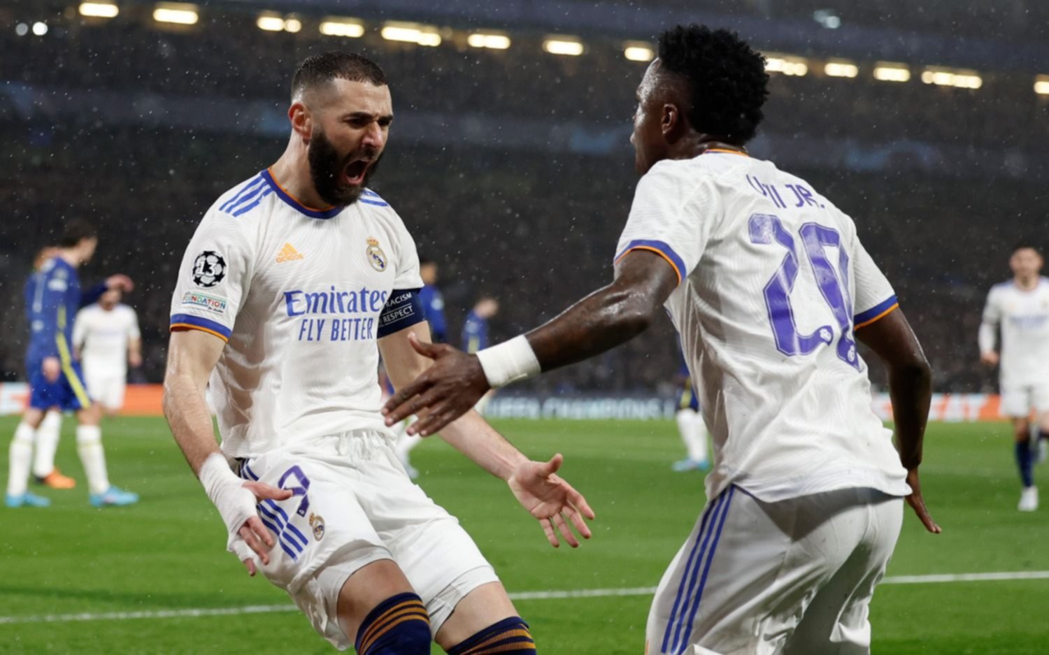 Real Madrid le ganó a Chelsea con un hat trick de Karim Benzema por la Champions League