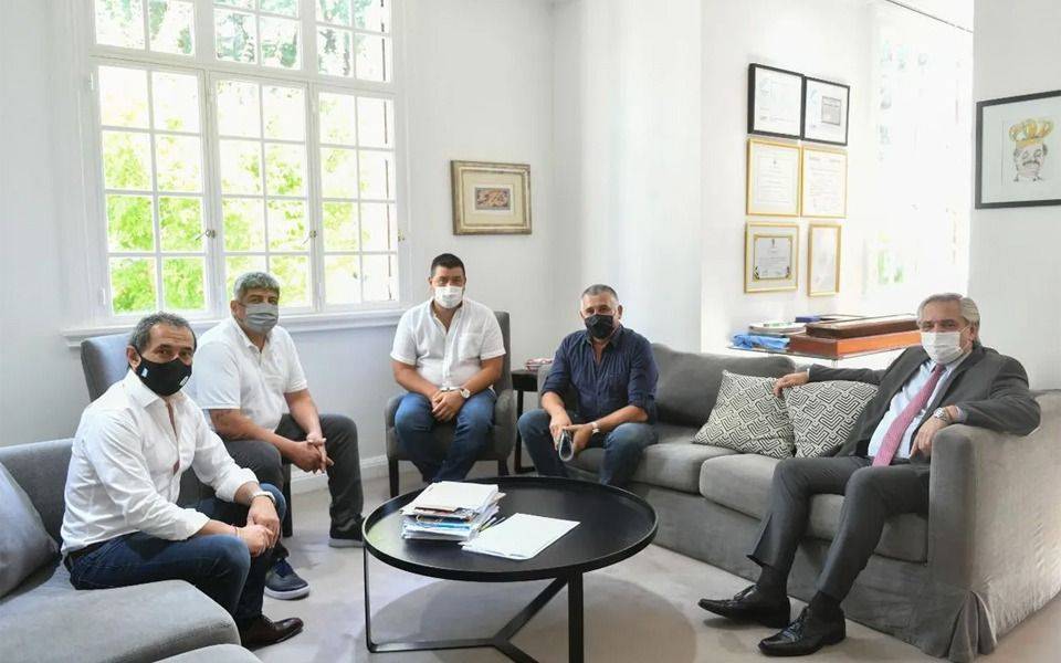 En medio de la interna oficialista, Alberto Fernández almorzó con Pablo Moyano