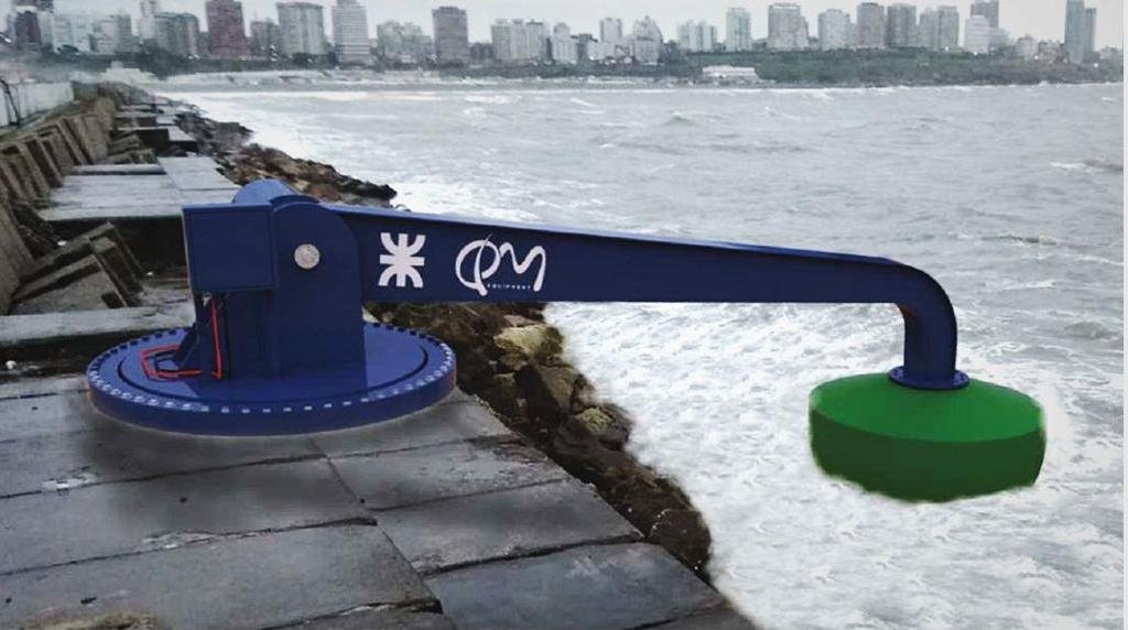 Las olas y el viento: ingenieros platenses trabajan para generar energía con el mar