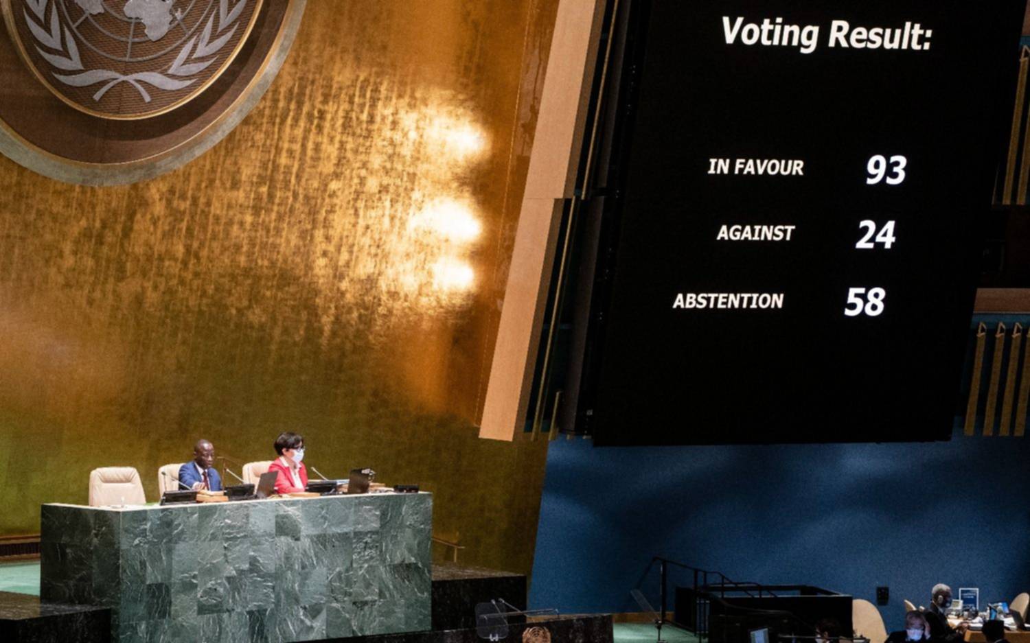 Con el voto de Argentina, la ONU aprobó suspender a Rusia del Consejo de Seguridad de Derechos Humanos