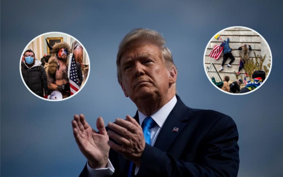 Ataque al Capitolio: Donald Trump se regodeó en los incidentes y aseguró que quería participar