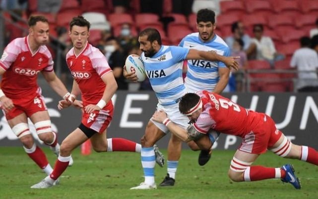Los Pumas avanzaron a cuartos de final en el Seven de Singapur y jugarán ante Australia