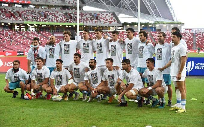 "Por siempre Fede": el homenaje de Los Pumas al platense Martín Aramburu