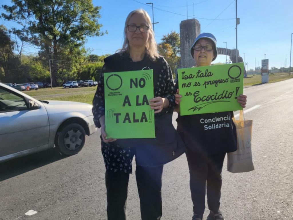 Otra movida contra la tala en el Parque Pereyra