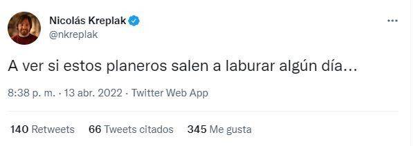 Kreplak sigue sin poder recuperar su cuenta en Twitter: los mensajes que publicaron