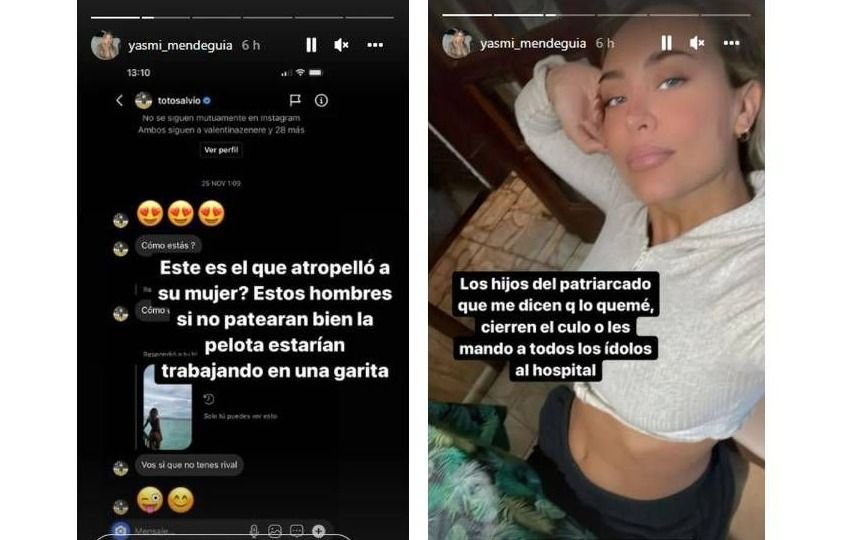 Los picantes chats con "Toto" Salvio que filtró una conejita de Playboy y ex Gran Hermano