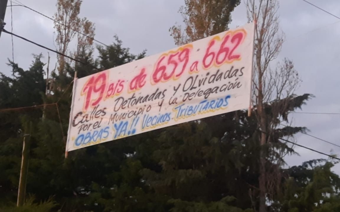 Continúa el reclamo de los vecinos de Sicardi por el arreglo de calles