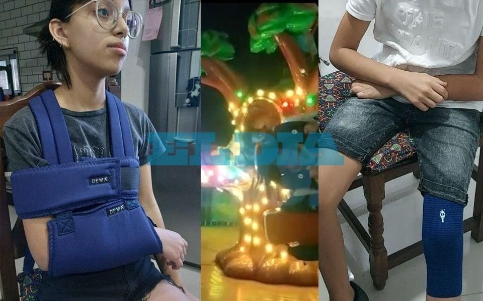 Accidente en la Repu: cómo siguen los nenes que cayeron del juego mecánico