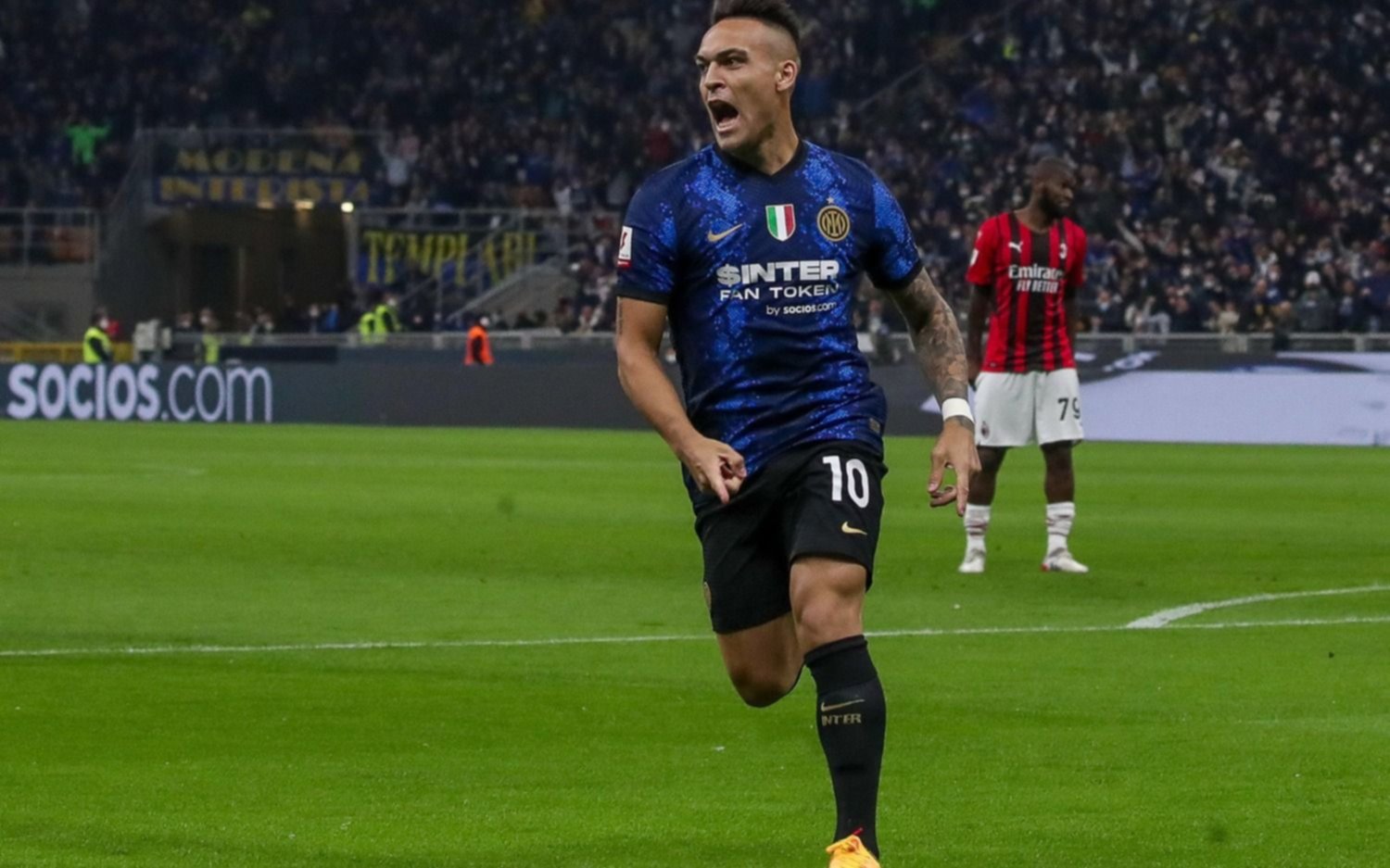 Con doblete Martínez, y Correa de titular, Inter venció a Milan en la Copa Italia