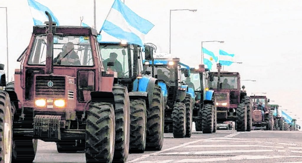 Tractorazo: productores rurales marchan contra el Gobierno