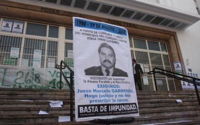 Juzgan a ex policías por crimen del subcomisario Jorge Gutiérrez