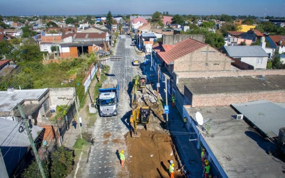 Repavimentación de la Avenida San Martín  