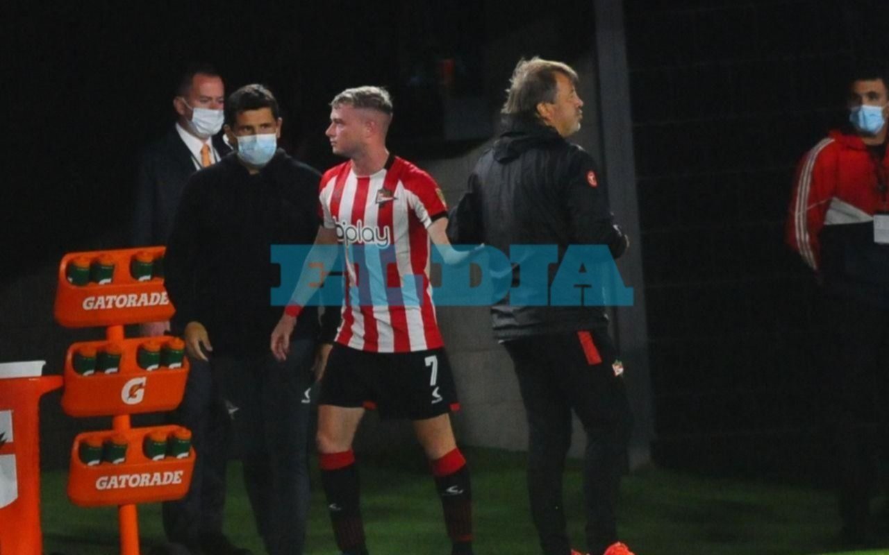 Matías Pellegrini se lesionó y tuvo que dejar su lugar a Leandro Díaz
