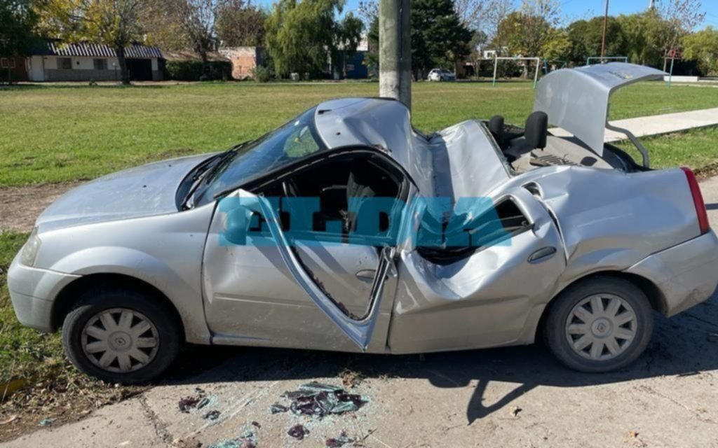 Viajaba con sus nietos en Punta Lara, volcó y uno está grave: "La ambulancia tardó mucho", dijeron los vecinos