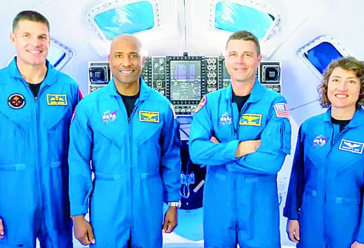 Ya está la tripulación para regresar a la Luna