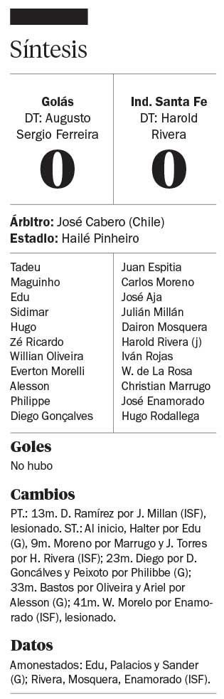 Goiás e Independiente, rivales del Lobo, a mano