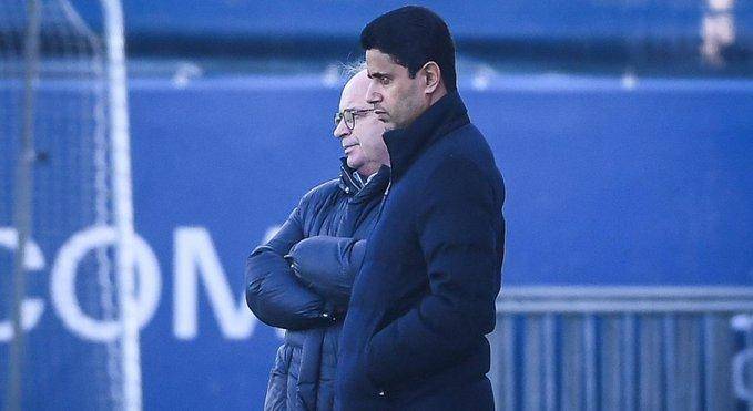 Clima caliente en el PSG: Al Khelaifi en el vestuario