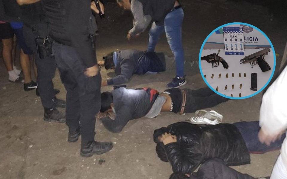 Tres detenidos en Melchor Romero tras un operativo: hallaron estupefacientes, dos armas y municiones