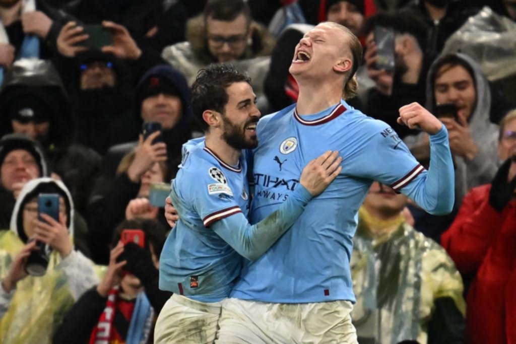 Manchester City aplastó a Bayern y quedó a un paso de las semi, igual que el Inter
