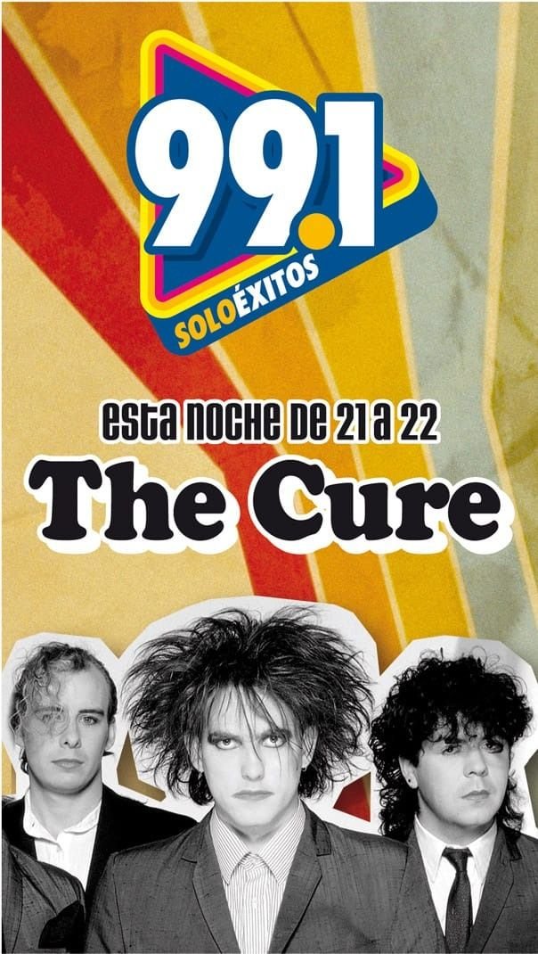 The Cure será protagonista esta noche del especial de Éxito FM 99.1