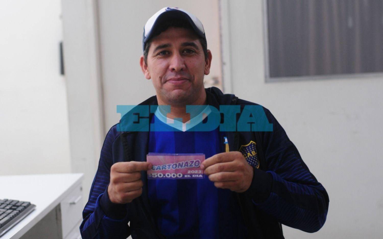 Un lector de Romero, el ganador de medio millón de pesos con el Cartonazo