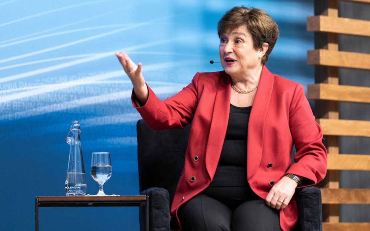 Georgieva admitió que la sequía "perjudicó" a la Argentina, pero espera que el Gobierno "continúe afinando las políticas"