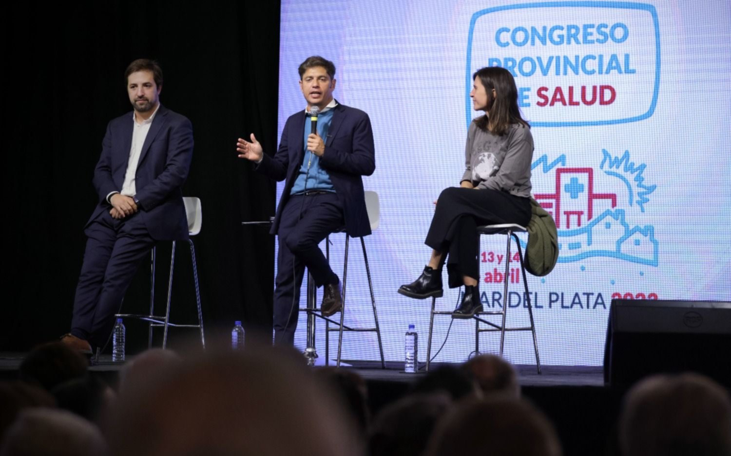 Kicillof y Kreplak encabezaron el lanzamiento del Plan Quinquenal de Salud